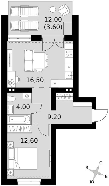 2-BD Apartment Sale, 45.9 sq. m. at Апрелевка, Naro-Fominskiy City District, Moscow Region, Russia #1 2-BD Apartment Sale, 45.9 sq. m. at Апрелевка, Naro-Fominskiy City District, Moscow Region, Russia #1