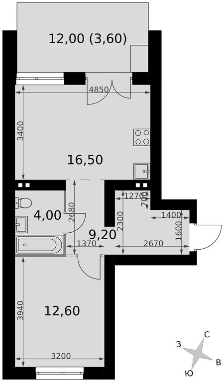2-BD Apartment Sale, 45.9 sq. m. at Апрелевка, Naro-Fominskiy City District, Moscow Region, Russia #2 2-BD Apartment Sale, 45.9 sq. m. at Апрелевка, Naro-Fominskiy City District, Moscow Region, Russia #2