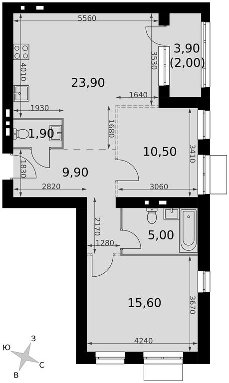 3-BD Apartment Sale, 68.8平方米 at Апрелевка, Naro-Fominskiy City District, Moscow Region, Russia #2 3-BD Apartment Sale, 68.8平方米 at Апрелевка, Naro-Fominskiy City District, Moscow Region, Russia #2