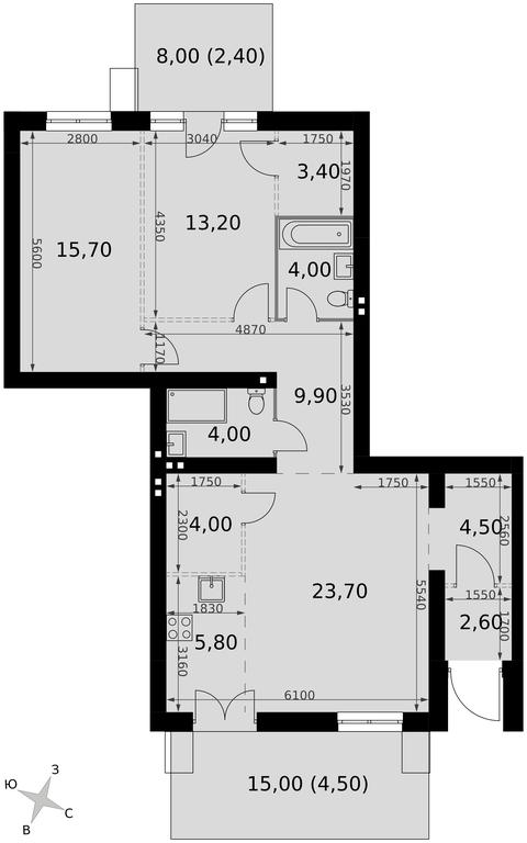 3-BD Apartment Sale, 97.7 sq. m. at Апрелевка, Naro-Fominskiy City District, Moscow Region, Russia #2 3-BD Apartment Sale, 97.7 sq. m. at Апрелевка, Naro-Fominskiy City District, Moscow Region, Russia #2