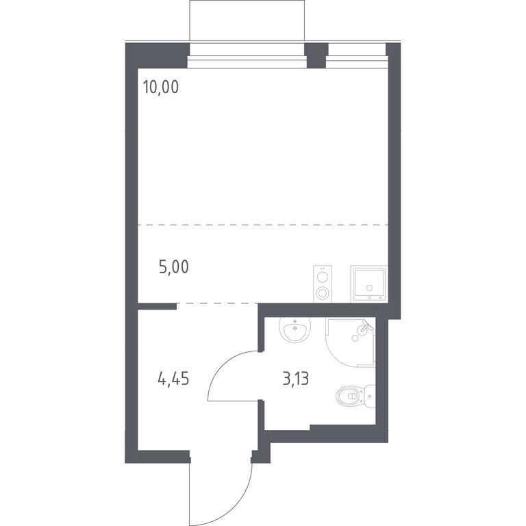 Apartment Sale, 22.58 sq. m. at Novoe Vnukovo, kvartal № 38, Kokoshkino Settlement, Moscow, Russia #1 Apartment Sale, 22.58 sq. m. at Novoe Vnukovo, kvartal № 38, Kokoshkino Settlement, Moscow, Russia #1