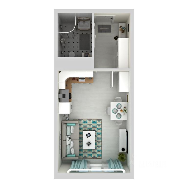 Apartment Sale, 23.7 sq. m. at Dve stolitsy, Transportniy Drive, Khimki, Moscow Region, Russia #1