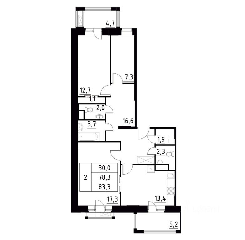 1-BD Apartment Sale, 78.8 sq. m. at Laykovo, zhiloy kompleks Gorod-sobytiye Laykovo, selo Laykovo, Odintsovskiy Urban District, Moscow Region, Russia #1 1-BD Apartment Sale, 78.8 sq. m. at Laykovo, zhiloy kompleks Gorod-sobytiye Laykovo, selo Laykovo, Odintsovskiy Urban District, Moscow Region, Russia #1