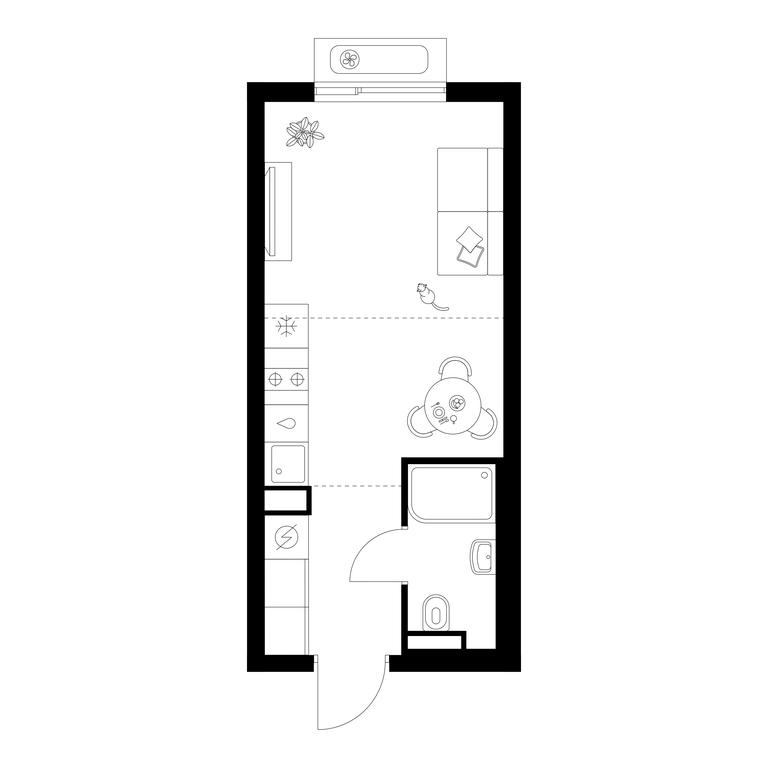 Apartment Sale, 23.6 sq. m. at Salarevo Park, Salaryevskaya Street, 8к1, Moskovskiy Settlement, Moscow, Russia #1 Apartment Sale, 23.6 sq. m. at Salarevo Park, Salaryevskaya Street, 8к1, Moskovskiy Settlement, Moscow, Russia #1