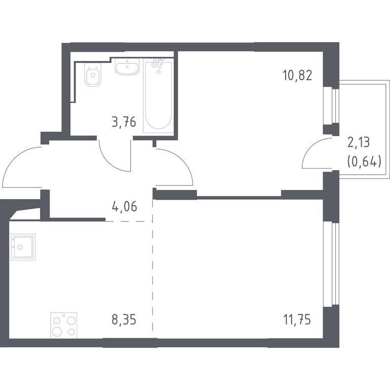 Apartment Sale, 39.38 sq. m. at Ostafevo, Ostafyevskoe Highway, 12к1, Ryazanovskoe Settlement, Moscow, Russia #1 Apartment Sale, 39.38 sq. m. at Ostafevo, Ostafyevskoe Highway, 12к1, Ryazanovskoe Settlement, Moscow, Russia #1