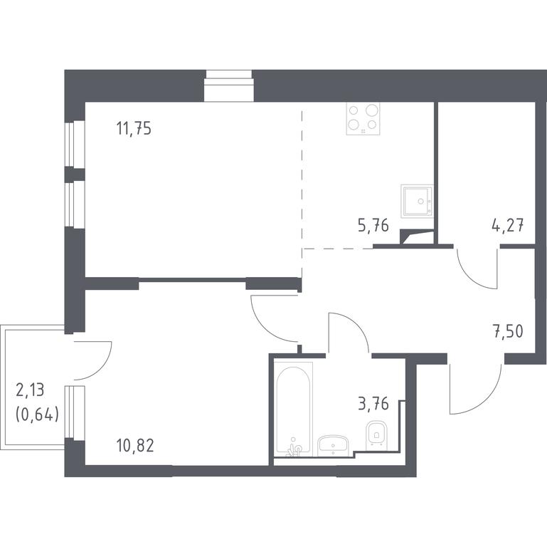 Apartment Sale, 44.5 sq. m. at Ostafevo, Ostafyevskoe Highway, 12к1, Ryazanovskoe Settlement, Moscow, Russia #1 Apartment Sale, 44.5 sq. m. at Ostafevo, Ostafyevskoe Highway, 12к1, Ryazanovskoe Settlement, Moscow, Russia #1