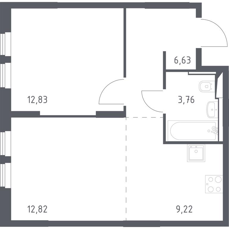 Apartment Sale, 45.26 sq. m. at Ostafevo, Ostafyevskoe Highway, 12к1, Ryazanovskoe Settlement, Moscow, Russia #1 Apartment Sale, 45.26 sq. m. at Ostafevo, Ostafyevskoe Highway, 12к1, Ryazanovskoe Settlement, Moscow, Russia #1