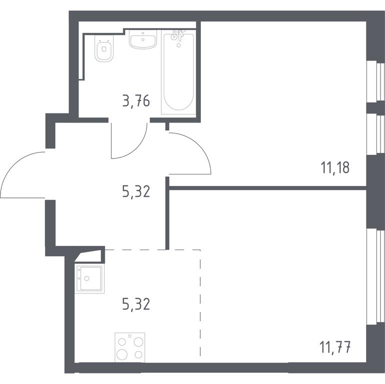 Apartment Sale, 37.35 sq. m. at Ostafevo, Ostafyevskoe Highway, 12к1, Ryazanovskoe Settlement, Moscow, Russia #1 Apartment Sale, 37.35 sq. m. at Ostafevo, Ostafyevskoe Highway, 12к1, Ryazanovskoe Settlement, Moscow, Russia #1