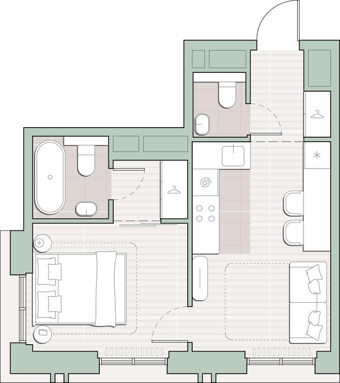 1-BD Apartment Sale, 35.47 sq. m. at Sreda na Kutuzovskom, Ivana Franko Street, Moscow, Russia #1 1-BD Apartment Sale, 35.47 sq. m. at Sreda na Kutuzovskom, Ivana Franko Street, Moscow, Russia #1