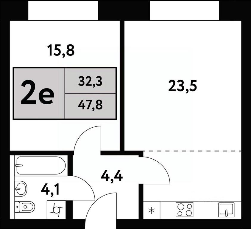 1-BD Apartment Sale, 49 sq. m. at Festival park-2, Festivalnaya Street, Moscow, Russia #1 1-BD Apartment Sale, 49 sq. m. at Festival park-2, Festivalnaya Street, Moscow, Russia #1