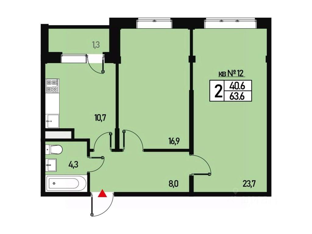 1-BD Apartment Sale, 63 sq. m. at Borisoglebskoe, Generala Donskova Street, Novofyodorovskoye Settlement, Moscow, Russia #1 1-BD Apartment Sale, 63 sq. m. at Borisoglebskoe, Generala Donskova Street, Novofyodorovskoye Settlement, Moscow, Russia #1