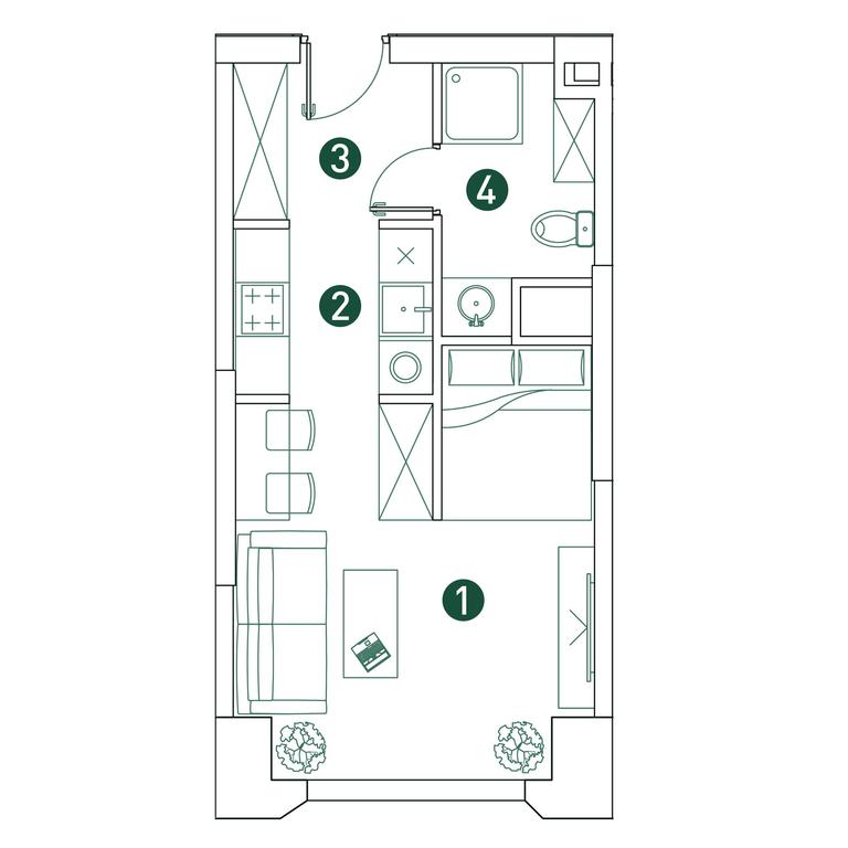 Apartment Sale, 29.9 sq. m. at Very, Botanicheskaya Street, 29, Moscow, Russia #1 Apartment Sale, 29.9 sq. m. at Very, Botanicheskaya Street, 29, Moscow, Russia #1