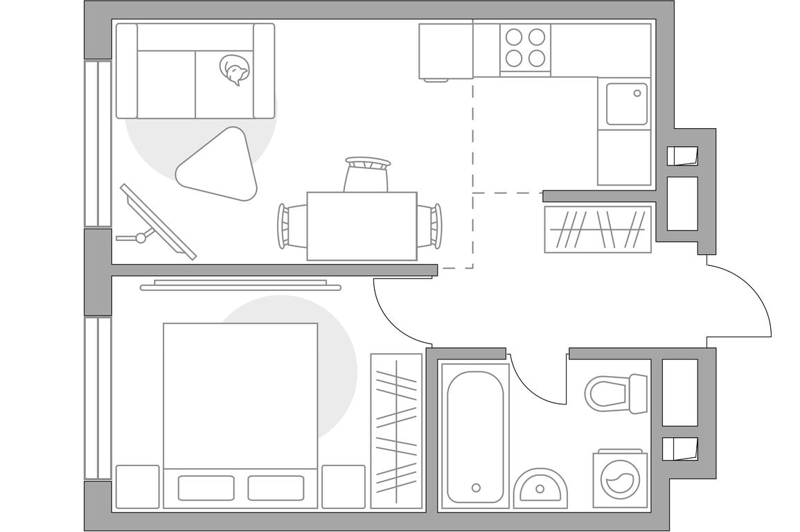 2-BD Apartment Sale, 37.01平方米 at BeLuck Kolomenskoe, Kashirskoye Highway, Moscow, Russia #1 2-BD Apartment Sale, 37.01平方米 at BeLuck Kolomenskoe, Kashirskoye Highway, Moscow, Russia #1