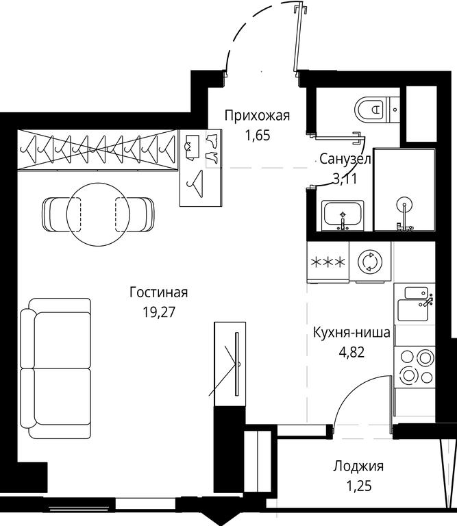 Apartment Sale, 30.55 sq. m. at Jois, 3rd Silikatny Drive, 10, Moscow, Russia #1 Apartment Sale, 30.55 sq. m. at Jois, 3rd Silikatny Drive, 10, Moscow, Russia #1