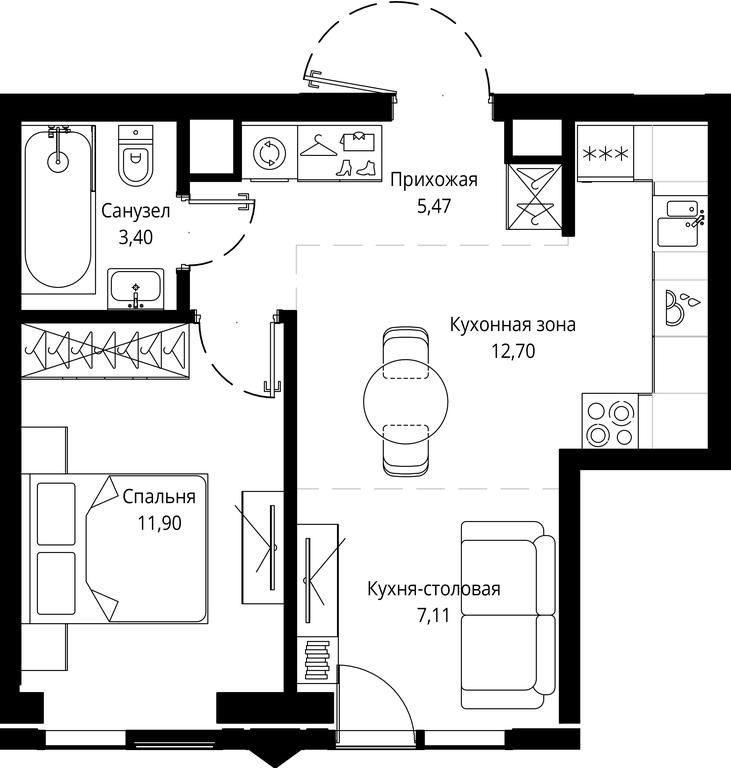 1-BD Apartment Sale, 40.63 sq. m. at Jois, 3rd Silikatny Drive, 10, Moscow, Russia #1 1-BD Apartment Sale, 40.63 sq. m. at Jois, 3rd Silikatny Drive, 10, Moscow, Russia #1