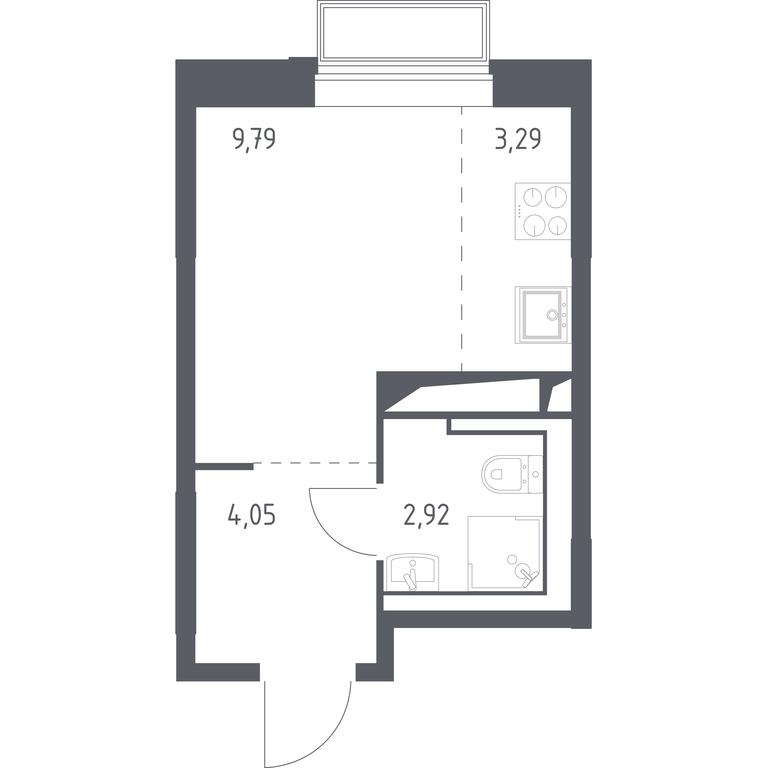 Apartment Sale, 20.05 sq. m. at Dolina Yauzy, Trudovaya Street, 23, Mytischi, Moscow Region, Russia #1