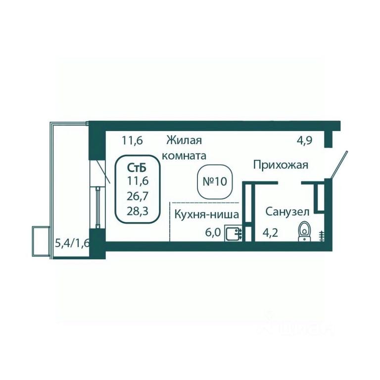 Apartment Sale, 28.3 sq. m. at Andreevka LIFE, Georgievskoe Highway, Moscow Region, Russia #1 Apartment Sale, 28.3 sq. m. at Andreevka LIFE, Georgievskoe Highway, Moscow Region, Russia #1