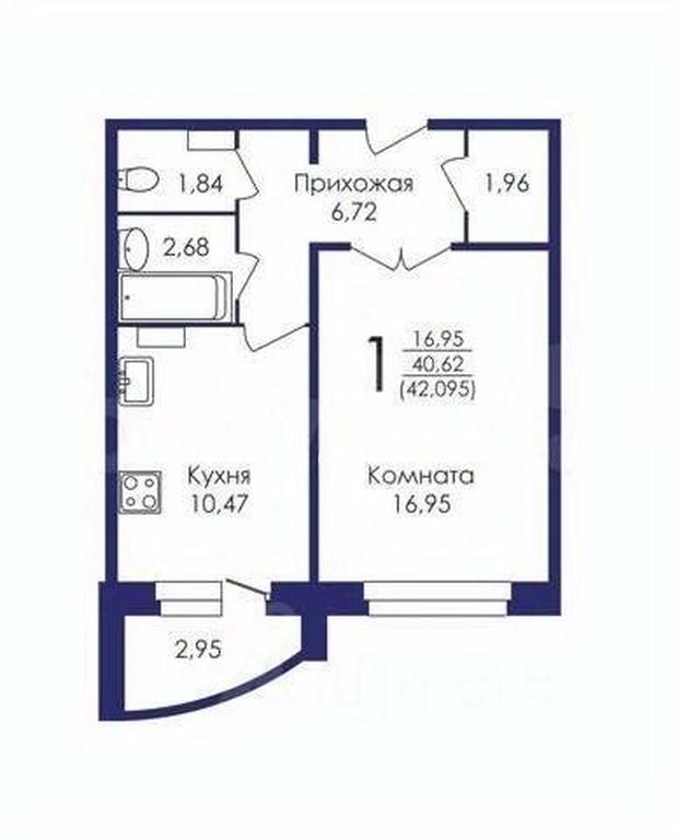 Apartment Sale, 42.1 sq. m. at Moy gorod, ulitsa Ukhtomskogo, Elektrogorsk, Pavlovo-Posadskiy Urban District, Moscow Region, Russia #1 Apartment Sale, 42.1 sq. m. at Moy gorod, ulitsa Ukhtomskogo, Elektrogorsk, Pavlovo-Posadskiy Urban District, Moscow Region, Russia #1