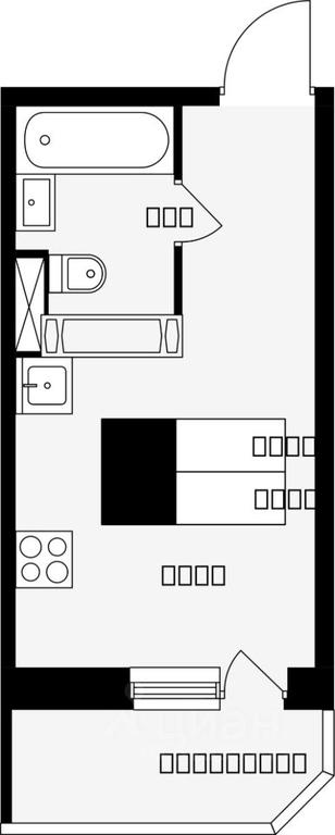 Apartment Sale, 18.8平方米 at Shkolny, Shkolnaya Street, mikrorayon Klimovsk, Podolsk, Moscow Region, Russia #1