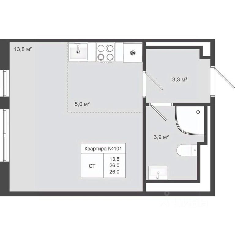 Apartment Sale, 26 sq. m. at Iakovlevo, ZhK Yakovlevo, kvartal № 145, Troitsk District, Moscow, Russia #1 Apartment Sale, 26 sq. m. at Iakovlevo, ZhK Yakovlevo, kvartal № 145, Troitsk District, Moscow, Russia #1