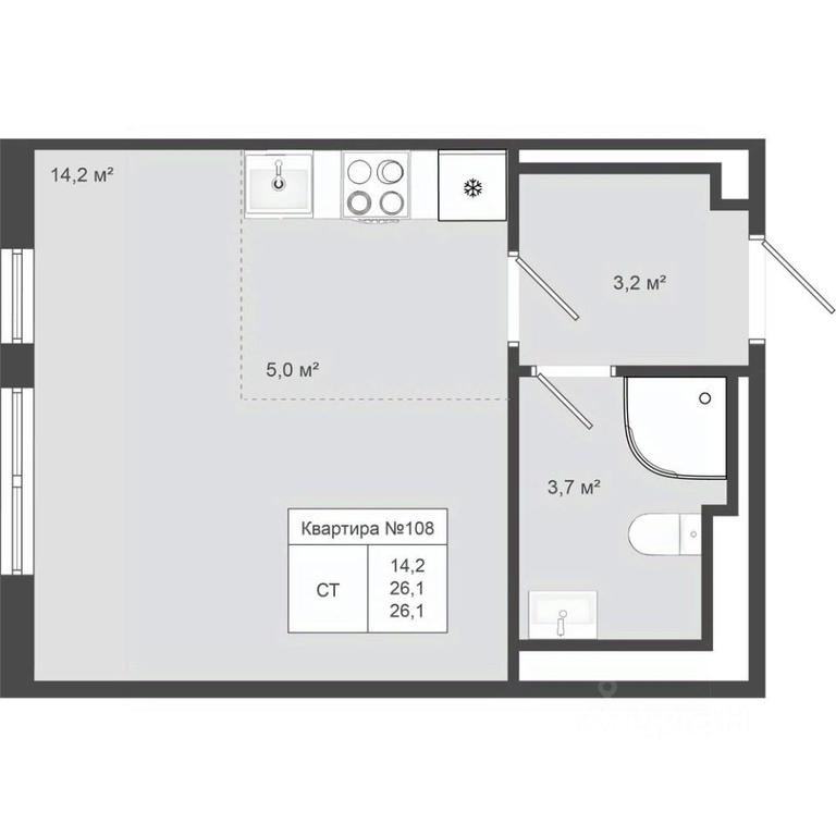Apartment Sale, 26.1 sq. m. at Iakovlevo, ZhK Yakovlevo, kvartal № 145, Troitsk District, Moscow, Russia #1 Apartment Sale, 26.1 sq. m. at Iakovlevo, ZhK Yakovlevo, kvartal № 145, Troitsk District, Moscow, Russia #1