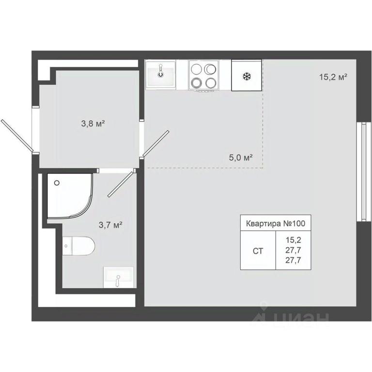 Apartment Sale, 27.7 sq. m. at Iakovlevo, ZhK Yakovlevo, kvartal № 145, Troitsk District, Moscow, Russia #1 Apartment Sale, 27.7 sq. m. at Iakovlevo, ZhK Yakovlevo, kvartal № 145, Troitsk District, Moscow, Russia #1