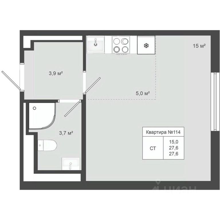 Apartment Sale, 27.6 sq. m. at Iakovlevo, ZhK Yakovlevo, kvartal № 145, Troitsk District, Moscow, Russia #1 Apartment Sale, 27.6 sq. m. at Iakovlevo, ZhK Yakovlevo, kvartal № 145, Troitsk District, Moscow, Russia #1