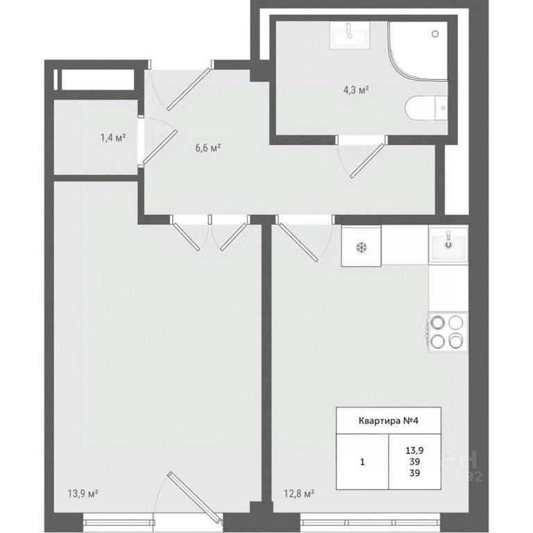 Apartment Sale, 39 sq. m. at Iakovlevo, ZhK Yakovlevo, kvartal № 145, Troitsk District, Moscow, Russia #1 Apartment Sale, 39 sq. m. at Iakovlevo, ZhK Yakovlevo, kvartal № 145, Troitsk District, Moscow, Russia #1