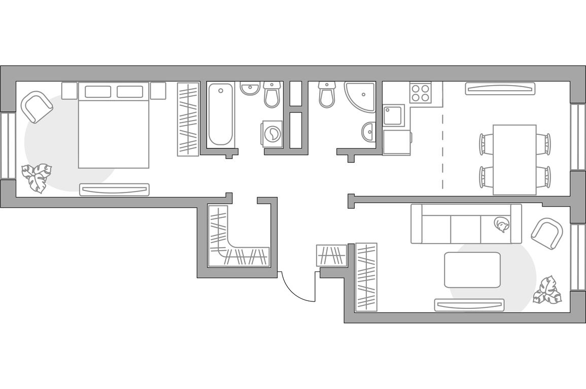 2-BD Apartment Sale, 66.97平方米 at Zhivopisnyi, derevnya Spasskiye Vyselki, 9, Leninskiy City District, Moscow Region, Russia #1 2-BD Apartment Sale, 66.97平方米 at Zhivopisnyi, derevnya Spasskiye Vyselki, 9, Leninskiy City District, Moscow Region, Russia #1