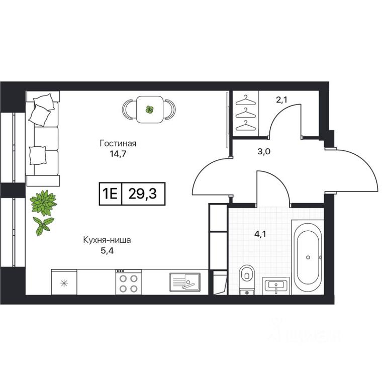 Apartment Sale, 29.3 sq. m. at Pushkino Grad, Polevaya ulitsa, selo Bratovshchina, Pshkinskiy Urban District, Moscow Region, Russia #1 Apartment Sale, 29.3 sq. m. at Pushkino Grad, Polevaya ulitsa, selo Bratovshchina, Pshkinskiy Urban District, Moscow Region, Russia #1