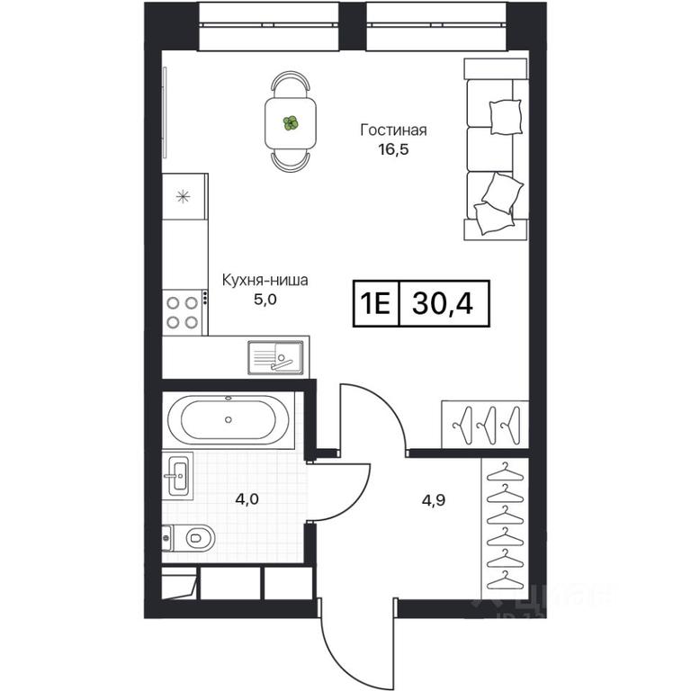 Apartment Sale, 30.4 sq. m. at Pushkino Grad, Polevaya ulitsa, selo Bratovshchina, Pshkinskiy Urban District, Moscow Region, Russia #1 Apartment Sale, 30.4 sq. m. at Pushkino Grad, Polevaya ulitsa, selo Bratovshchina, Pshkinskiy Urban District, Moscow Region, Russia #1
