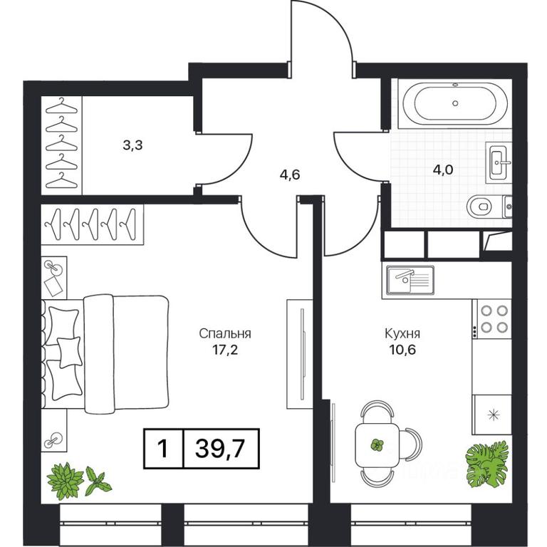 Apartment Sale, 39.7 sq. m. at Pushkino Grad, Polevaya ulitsa, selo Bratovshchina, Pshkinskiy Urban District, Moscow Region, Russia #1 Apartment Sale, 39.7 sq. m. at Pushkino Grad, Polevaya ulitsa, selo Bratovshchina, Pshkinskiy Urban District, Moscow Region, Russia #1