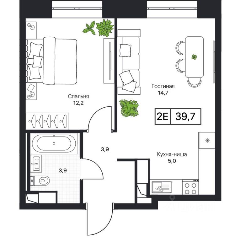 Apartment Sale, 39.7 sq. m. at Pushkino Grad, Polevaya ulitsa, selo Bratovshchina, Pshkinskiy Urban District, Moscow Region, Russia #1 Apartment Sale, 39.7 sq. m. at Pushkino Grad, Polevaya ulitsa, selo Bratovshchina, Pshkinskiy Urban District, Moscow Region, Russia #1