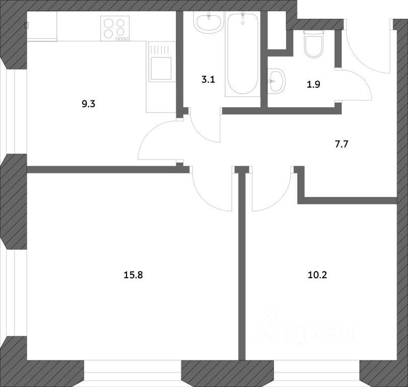 2-BD Apartment Sale, 86.7平方米 at Gorodskie istorii (Rasskazovka), Anny Akhmatovoy Street, Vnukovskoye Settlement, Moscow, Russia #1 2-BD Apartment Sale, 86.7平方米 at Gorodskie istorii (Rasskazovka), Anny Akhmatovoy Street, Vnukovskoye Settlement, Moscow, Russia #1