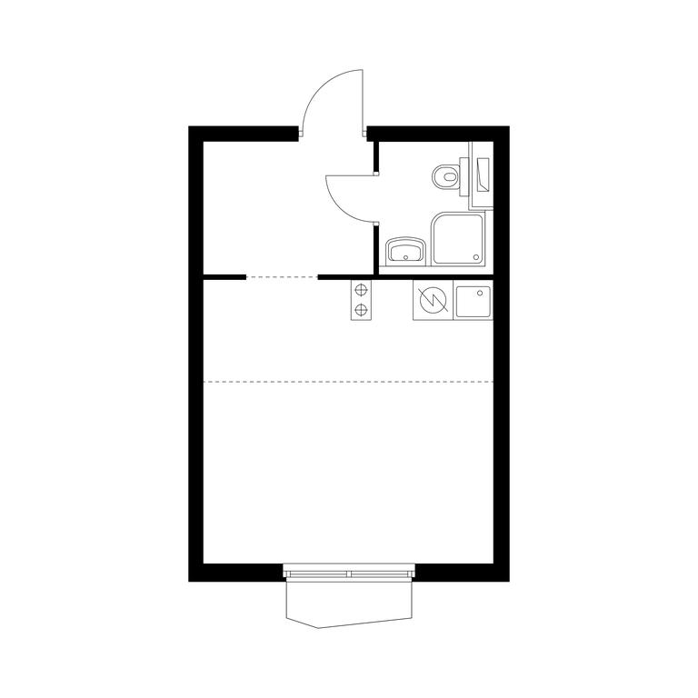 Apartment Sale, 26 sq. m. at Holland Park, Volokolamskoye Highway, 71/13к1, Moscow, Russia #1