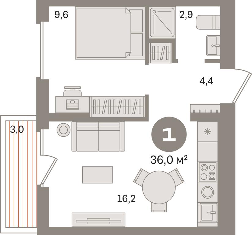1-BD Apartment Sale, 36 sq. m. at Pervy kvartal, Kalinovaya ulitsa, derevnya Sapronovo, Leninskiy City District, Moscow Region, Russia #1 1-BD Apartment Sale, 36 sq. m. at Pervy kvartal, Kalinovaya ulitsa, derevnya Sapronovo, Leninskiy City District, Moscow Region, Russia #1