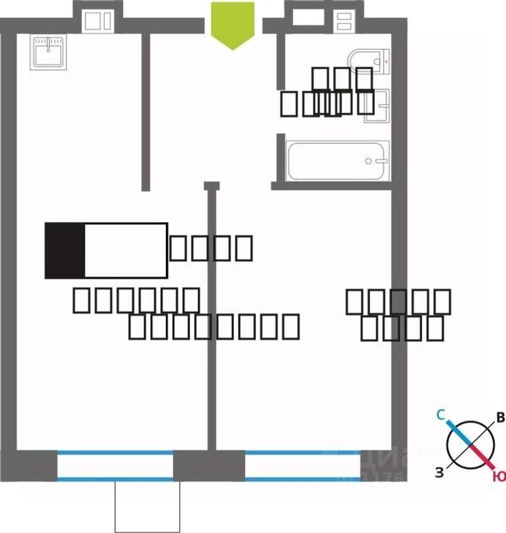 Apartment Sale, 39.4 sq. m. at Smart Kvartal Lesnaya Otrada, ulitsa Detstva, derevnya Aristovo, Krasnogorsk Urban District, Moscow Region, Russia #1 Apartment Sale, 39.4 sq. m. at Smart Kvartal Lesnaya Otrada, ulitsa Detstva, derevnya Aristovo, Krasnogorsk Urban District, Moscow Region, Russia #1