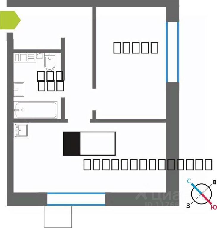 Apartment Sale, 39.2 sq. m. at Smart Kvartal Lesnaya Otrada, ulitsa Detstva, derevnya Aristovo, Krasnogorsk Urban District, Moscow Region, Russia #1 Apartment Sale, 39.2 sq. m. at Smart Kvartal Lesnaya Otrada, ulitsa Detstva, derevnya Aristovo, Krasnogorsk Urban District, Moscow Region, Russia #1