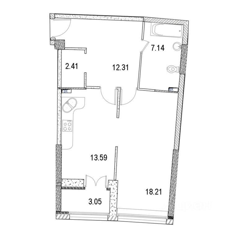Apartment Sale, 56.7 sq. m. at Marshal, Marshala Rybalko Street, Moscow, Russia #1 Apartment Sale, 56.7 sq. m. at Marshal, Marshala Rybalko Street, Moscow, Russia #1