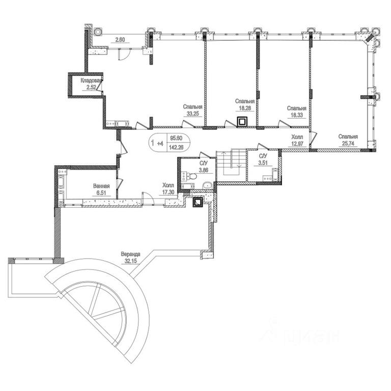 4-BD Apartment Sale, 160.9 sq. m. at Marshal, Marshala Rybalko Street, Moscow, Russia #1 4-BD Apartment Sale, 160.9 sq. m. at Marshal, Marshala Rybalko Street, Moscow, Russia #1
