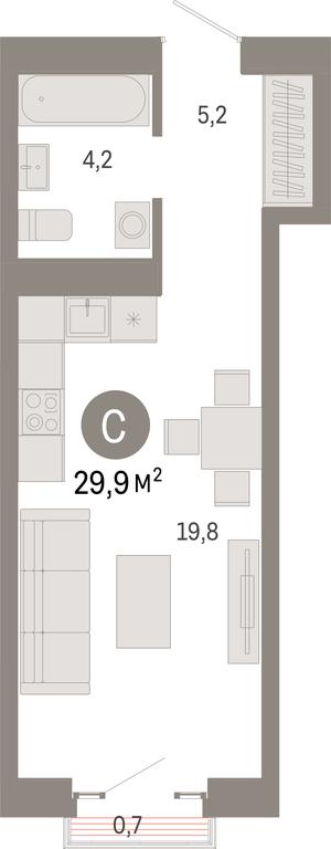 Apartment Sale, 29.9 sq. m. at Kvartal Metronom, Tagilskaya Street, Moscow, Russia #1 Apartment Sale, 29.9 sq. m. at Kvartal Metronom, Tagilskaya Street, Moscow, Russia #1