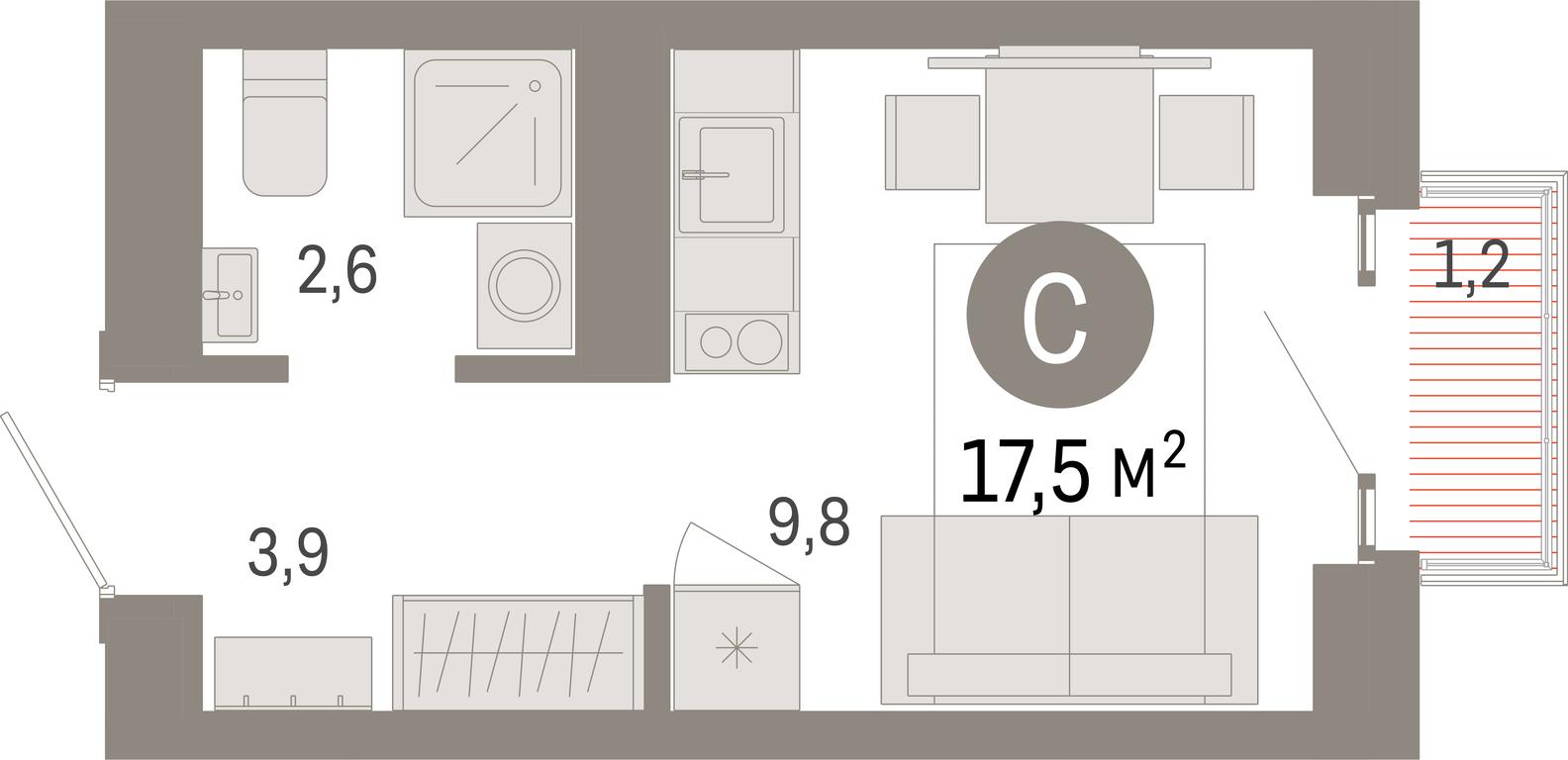 Apartment Sale, 17.5平方米 at Kvartal Metronom, Tagilskaya Street, Moscow, Russia #1 Apartment Sale, 17.5平方米 at Kvartal Metronom, Tagilskaya Street, Moscow, Russia #1