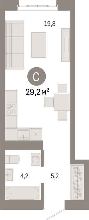 Apartment Sale, 29.2 sq. m. at Kvartal Metronom, Tagilskaya Street, Moscow, Russia #1 Apartment Sale, 29.2 sq. m. at Kvartal Metronom, Tagilskaya Street, Moscow, Russia #1