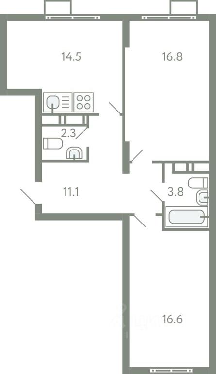 1-BD Apartment Sale, 63.9 sq. m. at Novo-Molokovo, Novo-Molokovskiy bulvar, selo Molokovo, Leninskiy City District, Moscow Region, Russia #1 1-BD Apartment Sale, 63.9 sq. m. at Novo-Molokovo, Novo-Molokovskiy bulvar, selo Molokovo, Leninskiy City District, Moscow Region, Russia #1