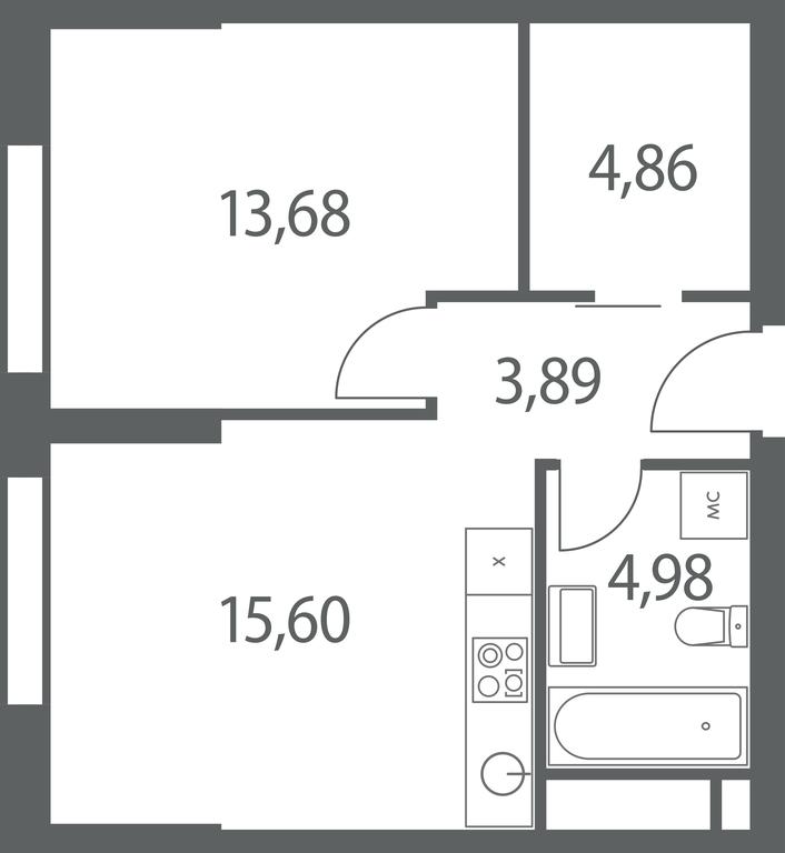 Apartment Sale, 43.01 sq. m. at Headliner, Shmitovsky Drive, 39, Moscow, Russia #1 Apartment Sale, 43.01 sq. m. at Headliner, Shmitovsky Drive, 39, Moscow, Russia #1