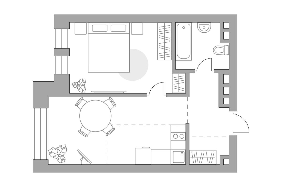 1-BD Apartment Sale, 42.99 sq. m. at MYPRIORITY Paveletskaya, Dubininskaya Street, 17с2, Moscow, Russia #1 1-BD Apartment Sale, 42.99 sq. m. at MYPRIORITY Paveletskaya, Dubininskaya Street, 17с2, Moscow, Russia #1