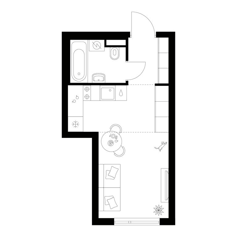 Apartment Sale, 23平方米 at Amurskiy Park, Амурская улица, 2с11, Москва, Россия #1 Apartment Sale, 23平方米 at Amurskiy Park, Амурская улица, 2с11, Москва, Россия #1