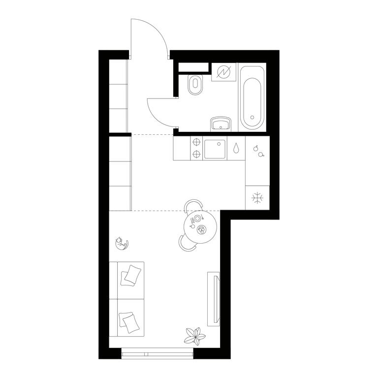 Apartment Sale, 22.8 sq. m. at Amurskiy Park, Амурская улица, 2с11, Москва, Россия #1 Apartment Sale, 22.8 sq. m. at Amurskiy Park, Амурская улица, 2с11, Москва, Россия #1