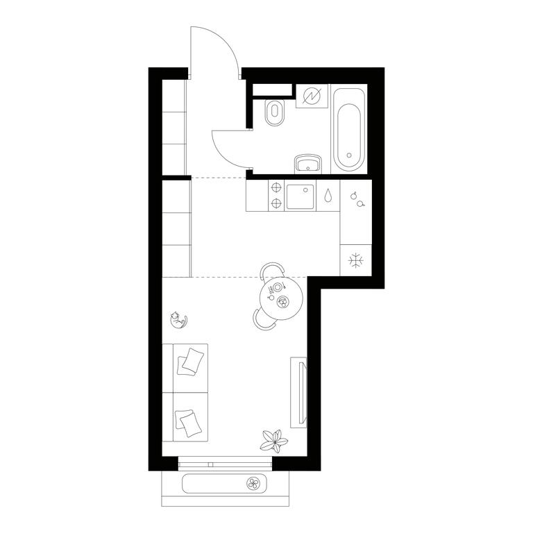 Apartment Sale, 22.8 sq. m. at Amurskiy Park, Амурская улица, 2с11, Москва, Россия #1 Apartment Sale, 22.8 sq. m. at Amurskiy Park, Амурская улица, 2с11, Москва, Россия #1