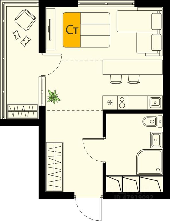Apartment Sale, 20.78 sq. m. at Khimki Taym, mikrorayon Planernaya, Khimki, Moscow Region, Russia #1 Apartment Sale, 20.78 sq. m. at Khimki Taym, mikrorayon Planernaya, Khimki, Moscow Region, Russia #1